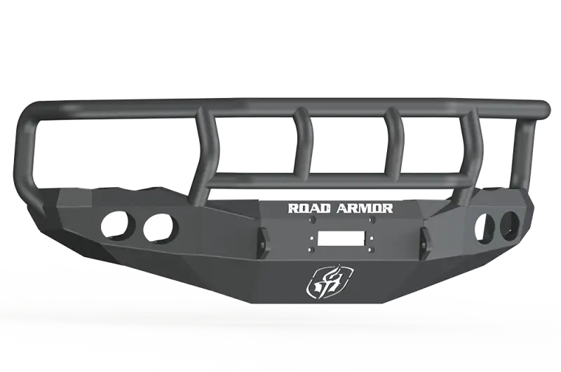 Road Armor 02-05 Dodge 1500 Stealth Front Winch Bumper w/Titan II Guard - Tex Blk