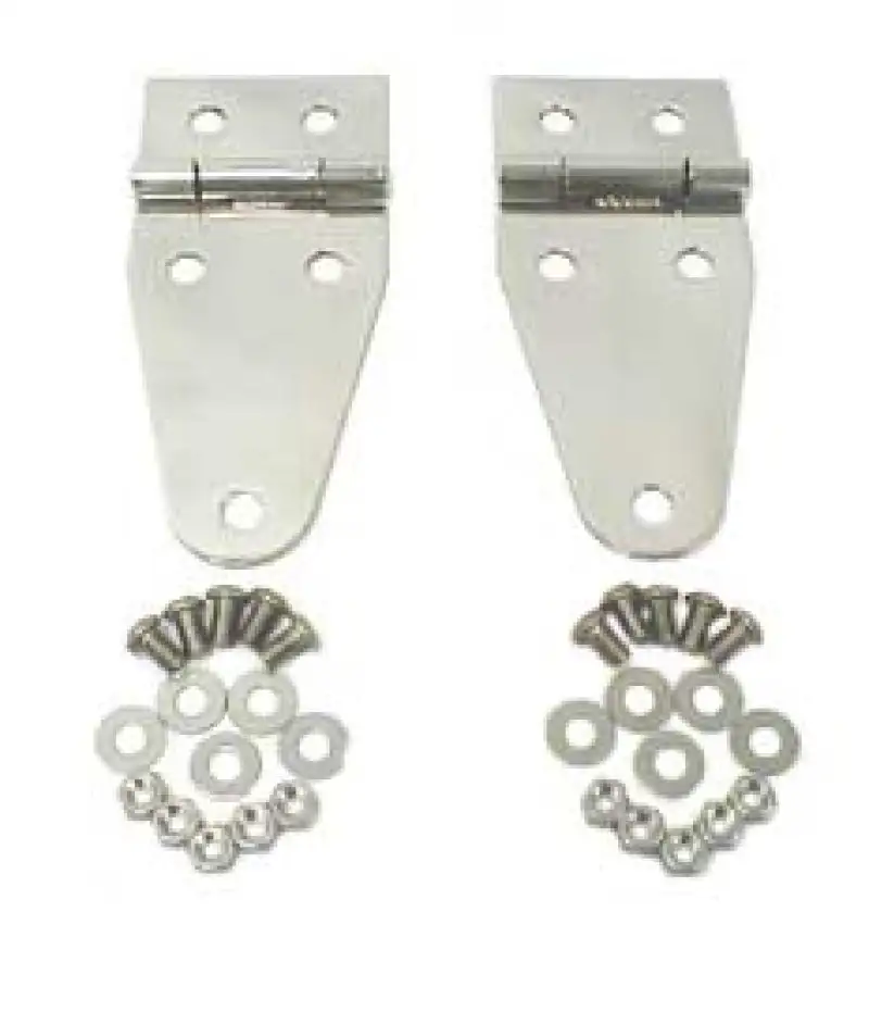 Rugged Ridge Jeep CJ / Jeep Wrangler Stainless Steel Hood Hinges
