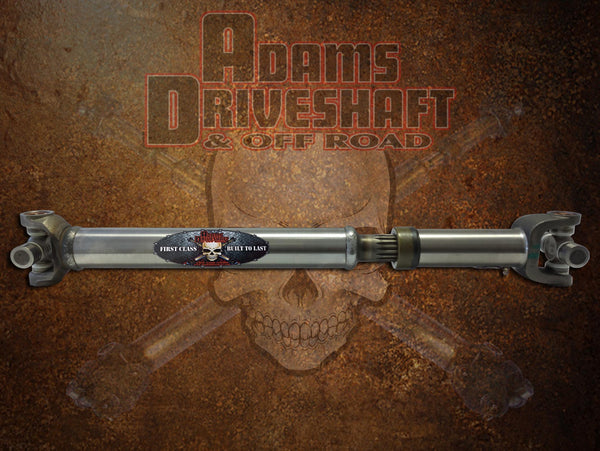 Adams Driveshaft CJ Rear Slip N Stub 1310 Driveshaft Extreme Duty Series Solid U-Joints - Adams Driveshaft Off Road - ASDCJ-1310SR-S