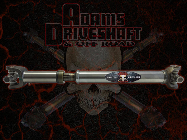 Adams Driveshaft YJ Front Slip N Stub 1310 Driveshaft Heavy Duty Series - Adams Driveshaft Off Road - ASDYJ-1310SF-G
