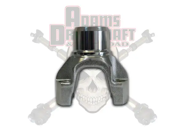 Adams Forged Jeep JK Rear 1350 Series Half Round CV Transfer Case Yoke - Adams Driveshaft Off Road - ASDFRJK-PMCV01
