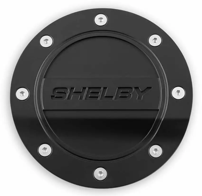 All Black Fuel Door fits Ford Mustang 2015-19 Drake Muscle Cars -FS3Z-6640526-SA