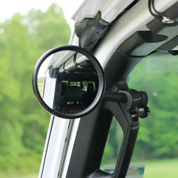 A-Pillar Single Side Mirror For 2018 - 2023 Jeep Wrangler JL & Gladiator - CMM Offroad