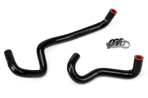 HPS Black Reinforced Silicone Heater Hose Kit Coolant for Lexus 03 09 GX470 (57-1467H-BLK)