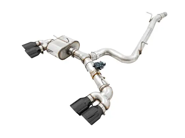 AWE Tuning AWE SwitchPathâ„¢ Exhaust for MK7.5 Golf R - Diamond Black Tips, 102mm - 3025-43070