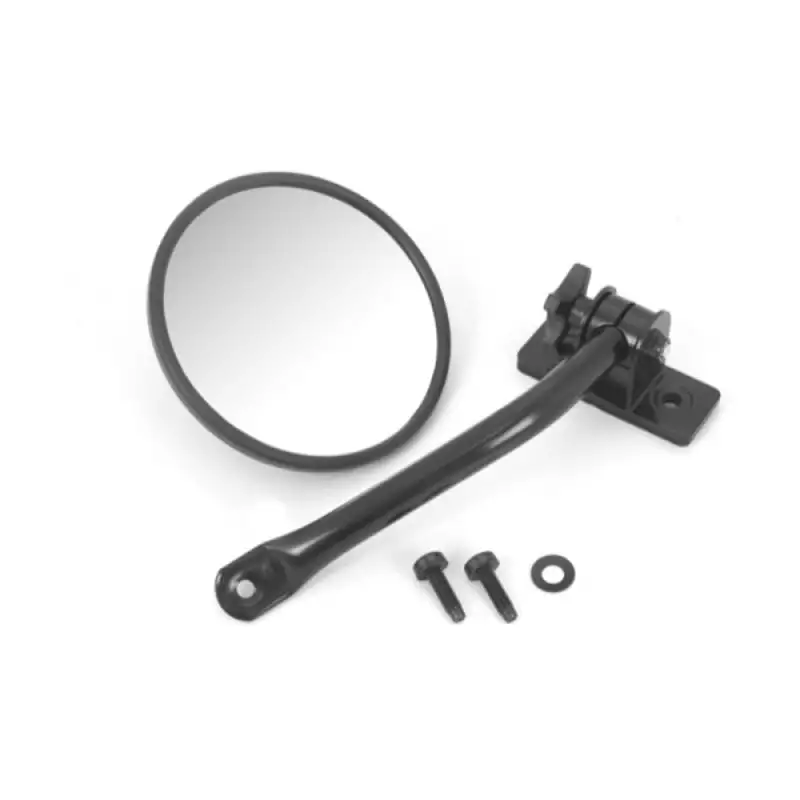 Rugged Ridge Jeep Wrangler Black Round Quick Release Mirror