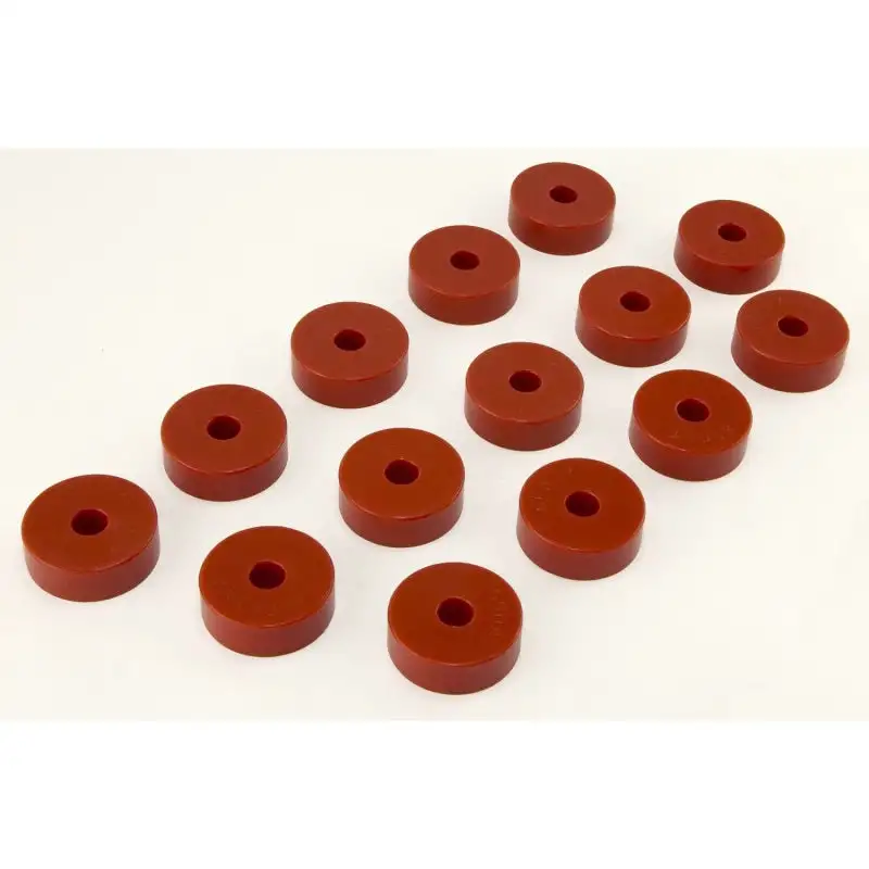 Rugged Ridge Body Mount Kit Red CJ 14 Pieces