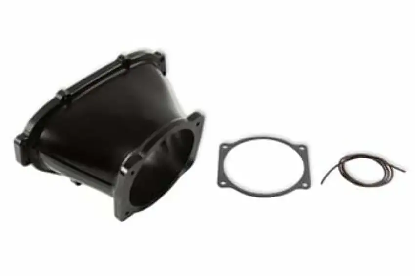 Billet Aluminum LS Front-Feed Lo-Ram 105 mm Throttle Body Adapter 300-630BK
