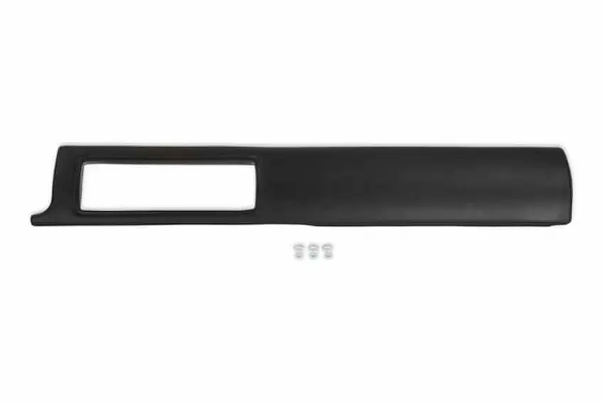 Black Dash Pad fits Ford Mustang 1987-1993 Drake Muscle Cars - E7ZZ-6504290-BK