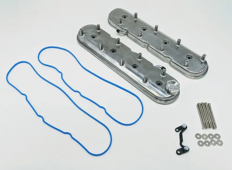 Granatelli 96-22 GM LS Standard Height Valve Cover w/Angled Coil Mount - Polished (Pair)