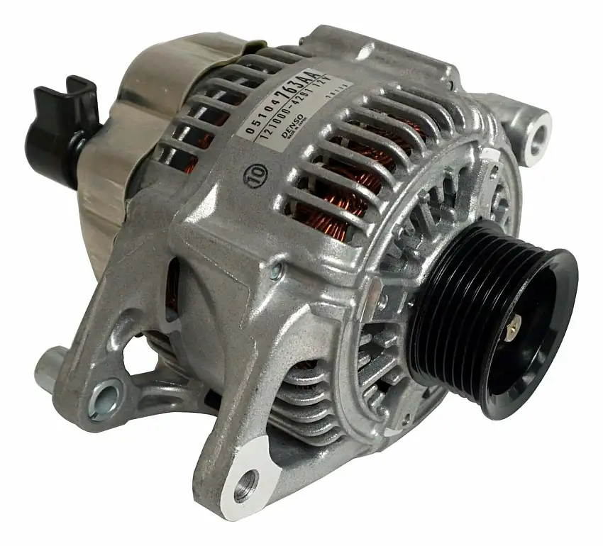 Crown Automotive - Aluminum Unpainted Alternator - 5104763AA
