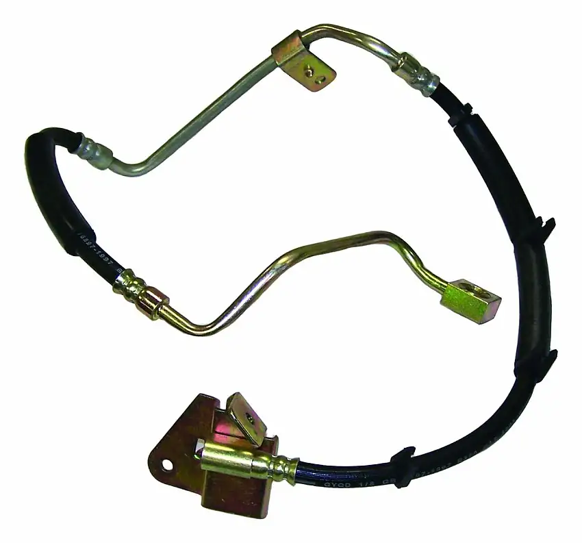 Crown Automotive - Metal Black Brake Hose - 52128092AB