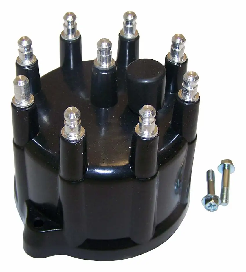 Crown Automotive - Metal Black Distributor Cap - 53008767