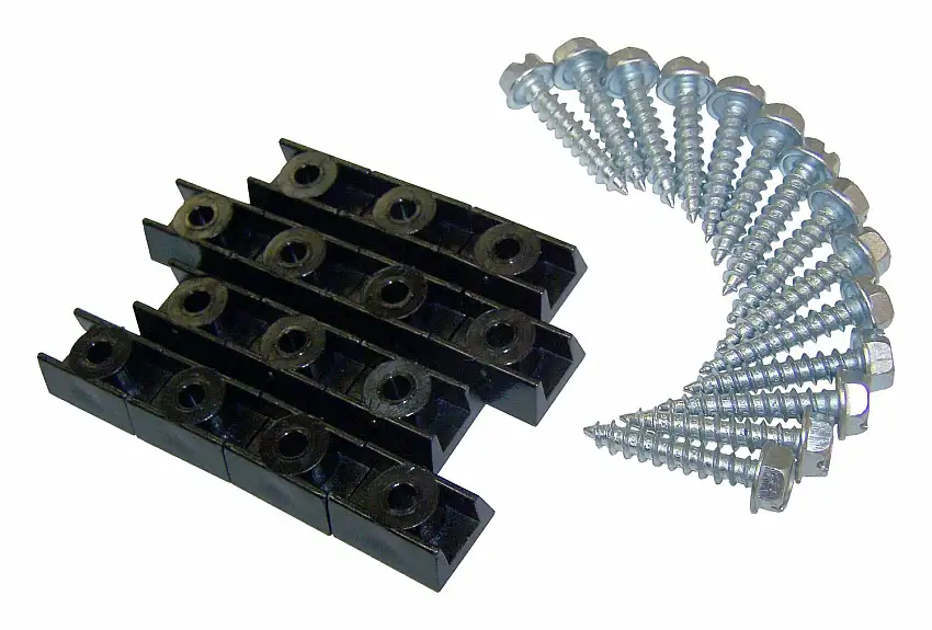 Crown Automotive - Metal Black Fender Flare Hardware Kit - 5AHRRKIT