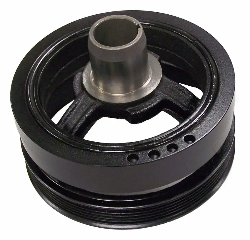 Crown Automotive - Metal Black Harmonic Balancer - 53020689AB