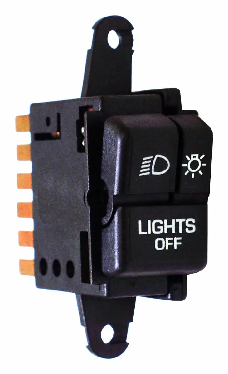 Crown Automotive - Metal Black Headlight Switch - 56003119