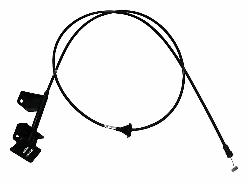 Crown Automotive - Metal Black Hood Release Cable - 55026030