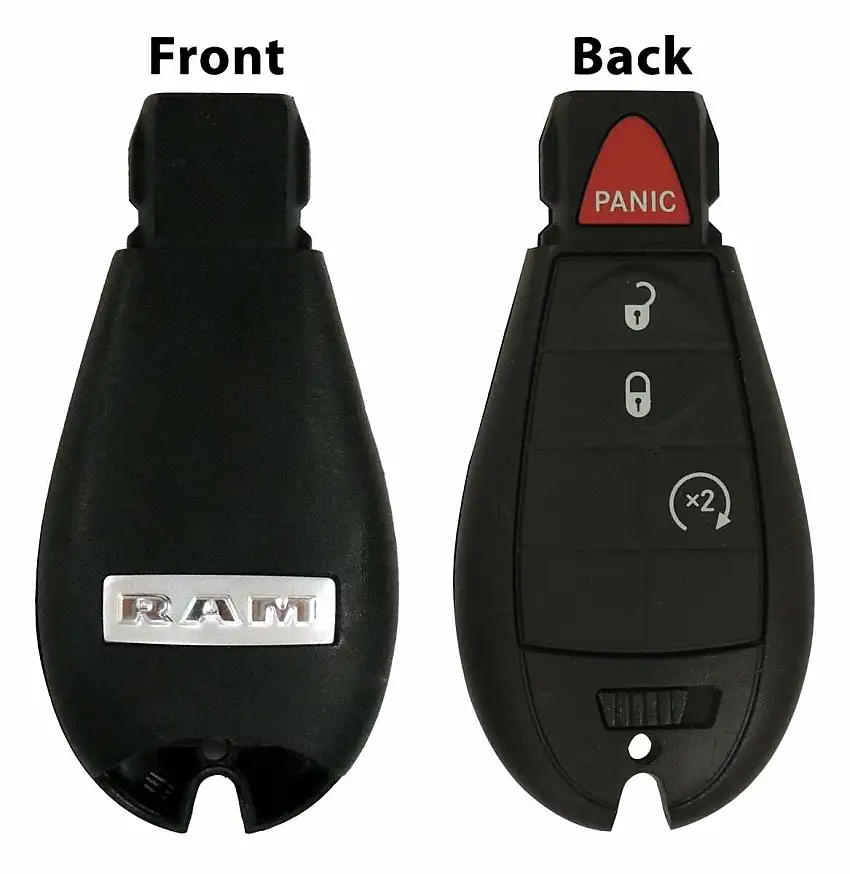 Crown Automotive - Plastic Black Key Fob - 56046955AF