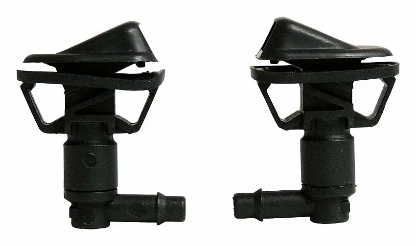 Crown Automotive - Plastic Black Windshield Washer Nozzle Set - 68164356K