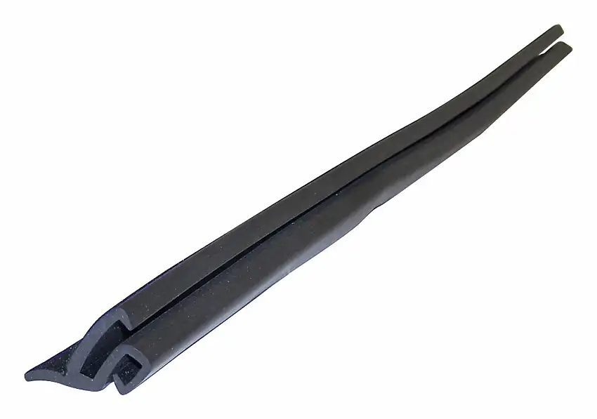 Crown Automotive - Rubber Black Door Glass Weatherstrip - 55005528