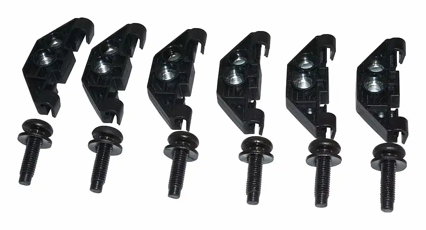 Crown Automotive - Steel Black Hard Top Hardware Kit - 55397093K