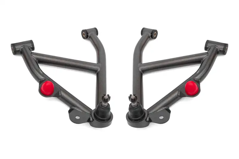 BMR 82-92 GM F-Body A-Arms Lower DOM Non-Adj Delrin Bushings Coilover - Black Hammertone