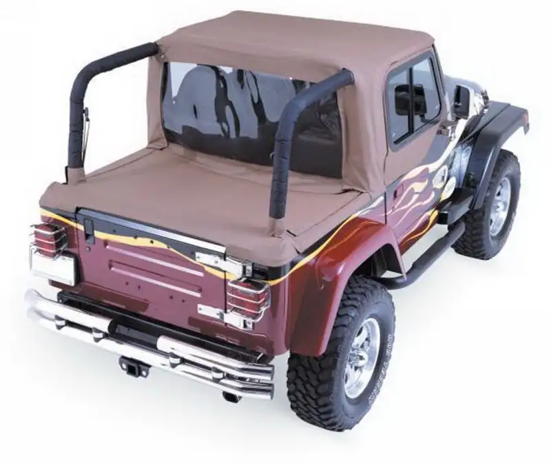Rampage Jeep Wrangler(YJ) Cab Soft Top And Tonneau Cover - Spice Denim