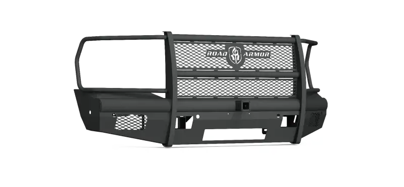 Road Armor 19-20 Ram 2500 Vaquero Front Bumper Full Guard 2in Receiver 6 Sensor - Tex Blk