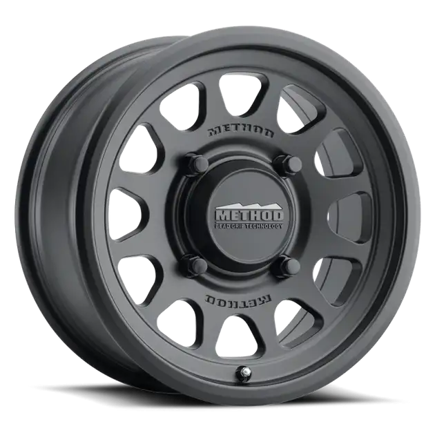 Method MR414 Bead Grip 15x10.0 +25mm Offset 6x139.7 BP 78.30mm CB Matte Black Wheel
