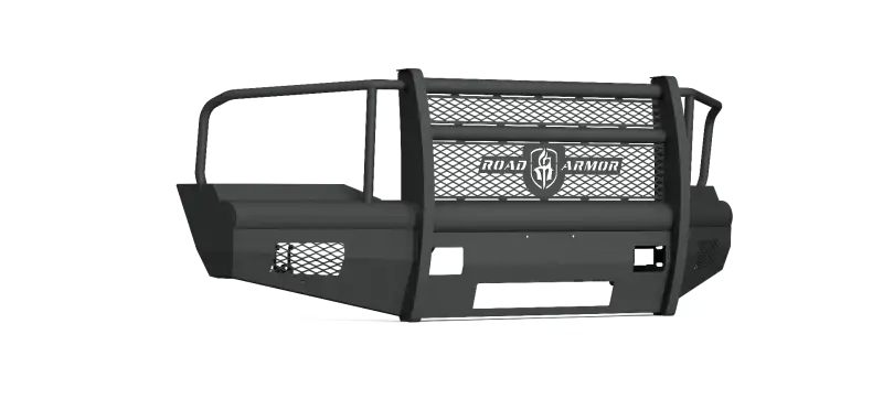 Road Armor 99-07 Ford F-250/F-350 Vaquero Front Bumper Full Guard - Tex Blk