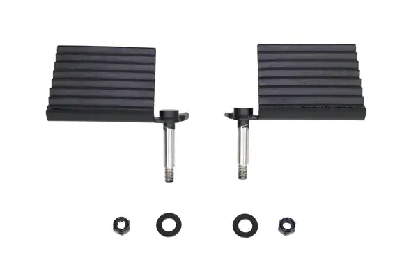 Jeep Foot Peg Set 76-06 CJ YJ TJ Wrangler Gloss Black Fishbone Offroad - Fishbone Offroad - FB21078