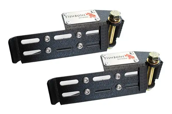 Jeep Foot Peg Set For 07-Up Wrangler/Gladiator Steel Black Fishbone - Fishbone Offroad - FB21268