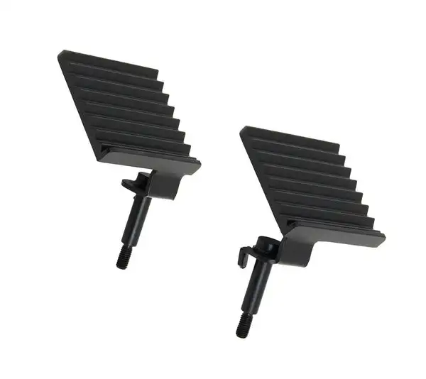 Jeep JK Foot Peg 07-18 Wrangler JK Set Black Fishbone Offroad - Fishbone Offroad - FB21040