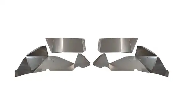 Jeep JL Inner Fenders For 18-Current Wrangler JL Rear Pair Aluminum Raw Fishbone Offroad - Fishbone Offroad - FB33108R
