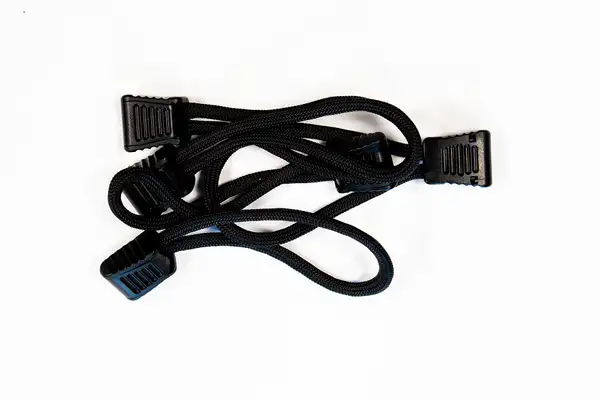 Paracord Zipper Pulls 5 Pcs Black Fishbone Offroad - Fishbone Offroad - FB51279-B