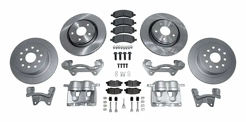 Fits 2007-2018 JK Wrangler Big Brake Kit -RT31058-CRN