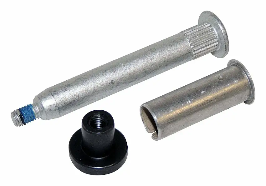 Fits 2007-2018 JK Wrangler; Door Hinge Pin & Bushing Kit -55395702K-CRN