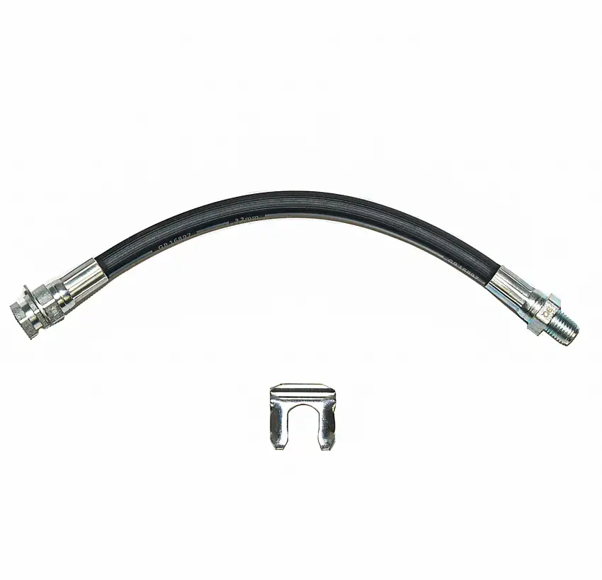 Fits 63-82 Chevy Corvette; Rear Brake Hose; Rubber-HSP3382OM