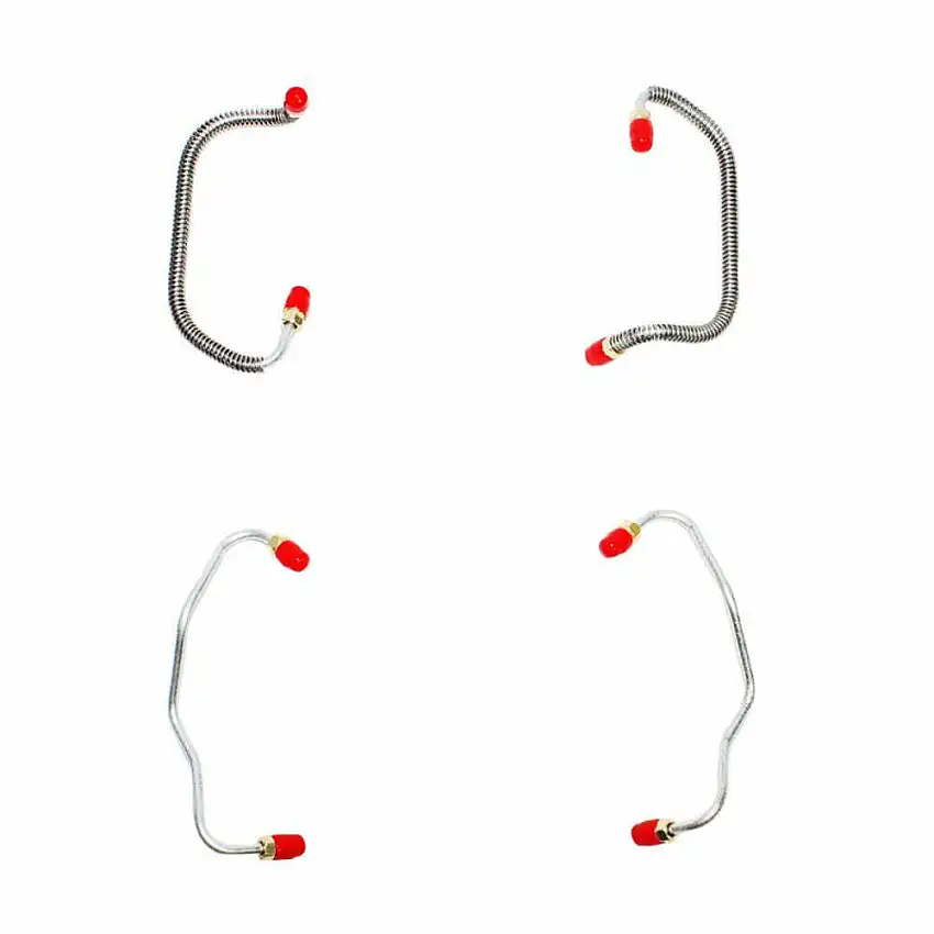 Fits 67-72 Mopar A Factory Disc Kelsey-Hayes 4-piston Caliper Line Set-YFC6701SS