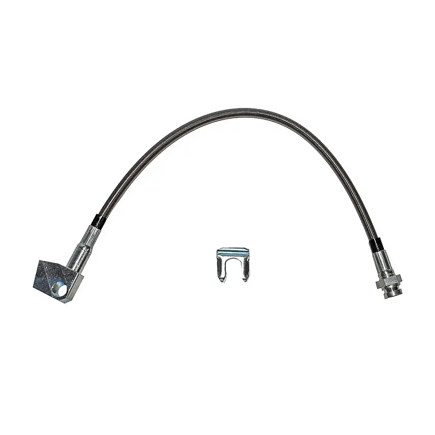 1970 Mopar E-Body Rear Brake Hose; Braided Stainless HSP4285SS