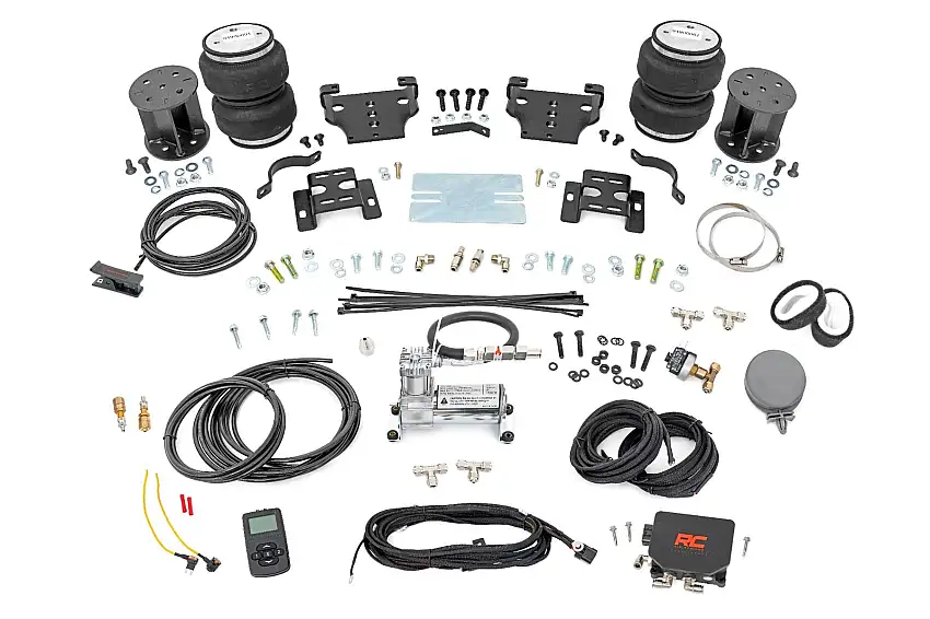 Fits Chevy 2500HD(01-10) Air Spring w/compressor Wireless Controller 6" 100064WC