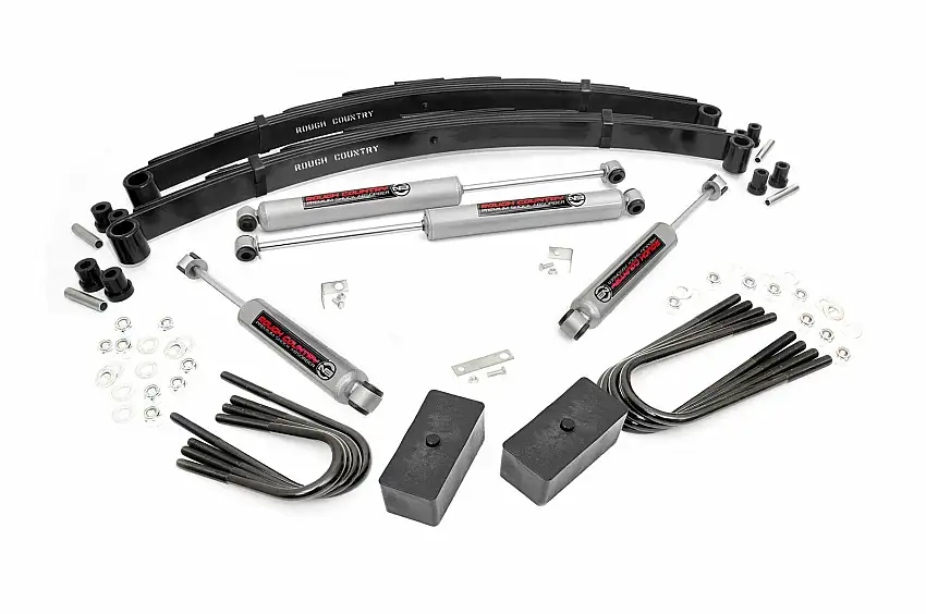 Fits Chevy 3/4-Ton Suburban/C20/K20 Truck/C25/K25 (73-76) 2" Rear Blocks 26730