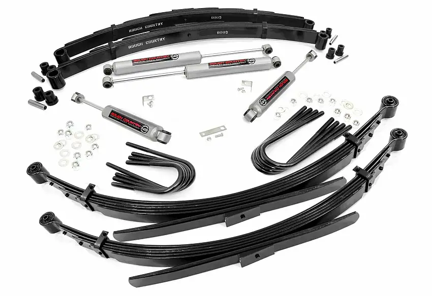 Fits Chevy 3/4-Ton Suburban/C25/K25 Truck(77-87) 2" Lift 56" Rear Springs 26530
