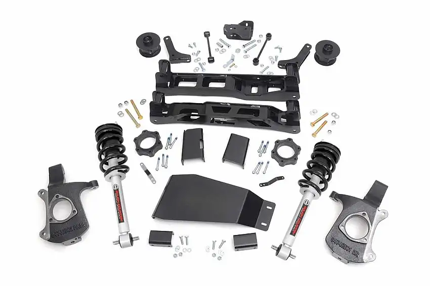 Fits Chevy Avalanche 2WD/4WD (2007-2013) 5 Inch Lift Kit; N3 Struts; 20801