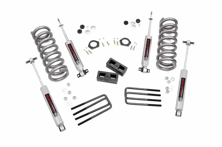 Fits Chevy C1500/K1500 Truck & SUV 2WD (1988-1999) 2 Inch Lift Kit; 230N3