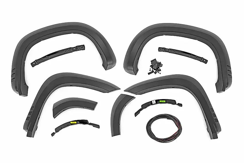 Fits Chevy Silverado 1500(2019-24) Fender Flares SF1 G6M Dark Ash F-C319201A-G6M