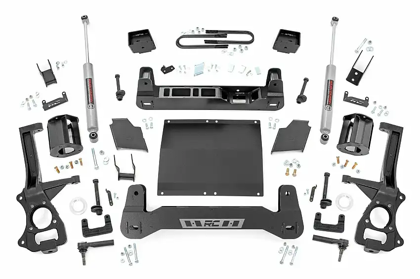 Fits Chevy Silverado 1500 (22-24) 6" Lift Kit; Mono Leaf Rear; Diesel; 21630D