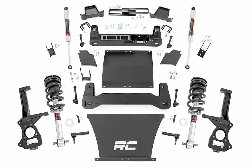 Fits Chevy Silverado 1500 2&4WD (2019-2024) 6" Lift Kit; M1 Struts/M1; 21740