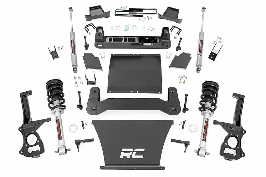 Fits Chevy Silverado 1500 2WD/4WD (2019-2024) 6 Inch Lift Kit; N3 Struts; 21732