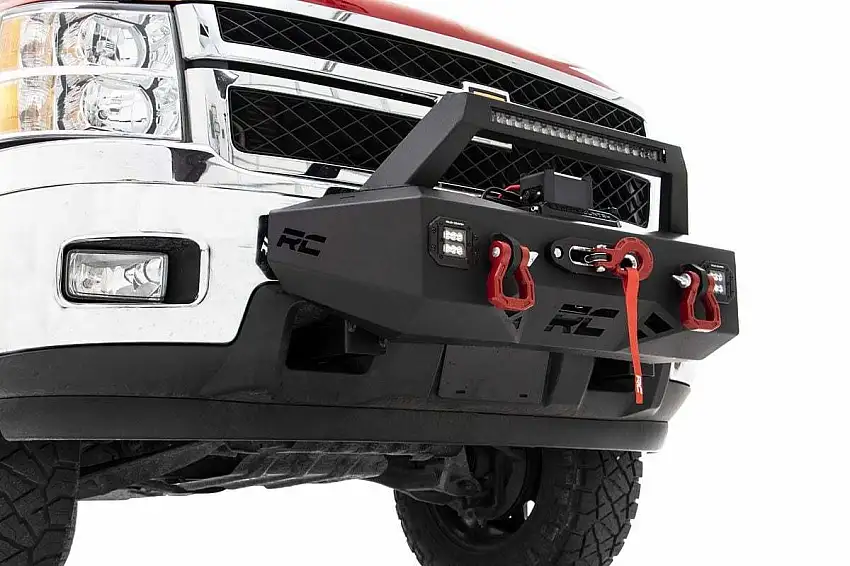 Fits Chevy Silverado 2500 HD/3500 HD 2&4WD (2011-2019) EXO Winch Mount Kit 10764